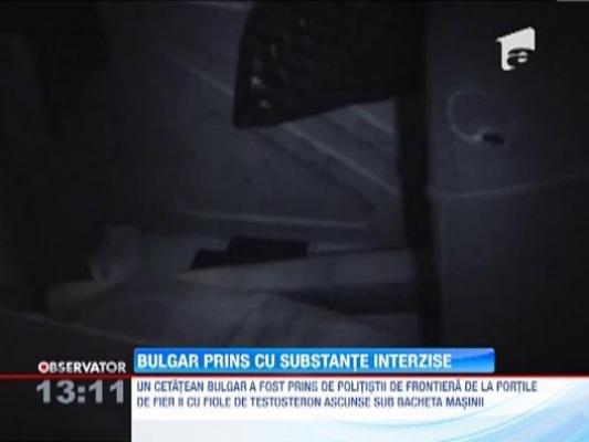 Mehedinti: Bulgar prins cu 50 de fiole de testosteron