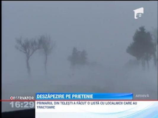 Un primar din Gorj va apela la prieteni si localnici deszapezirea localitatii