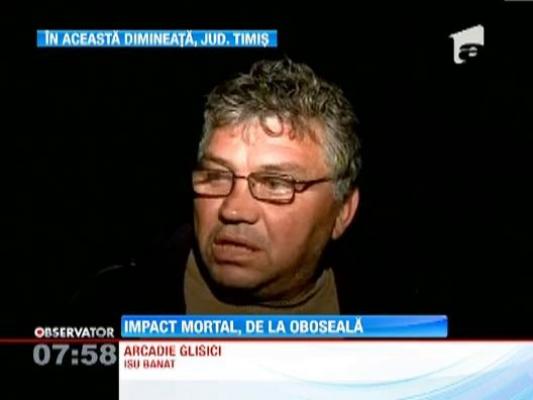 Impact mortal, de la oboseala