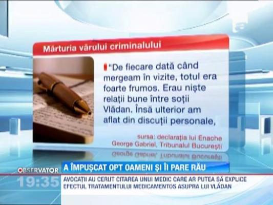 Gheorghe Vladan a trimis o scrisoare familiilor victimelor masacrului de la Perla