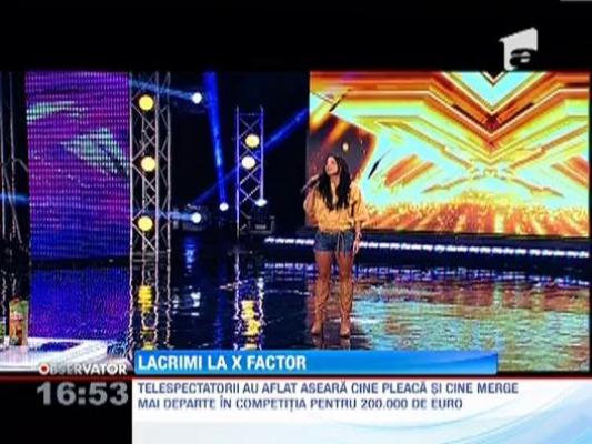 Lacrimi la X Factor