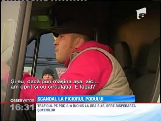 Lucrarile la podul de la Agigea ii scot din minti pe soferi