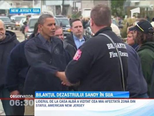 Bilantul dezastrului uraganului Sandy, in SUA