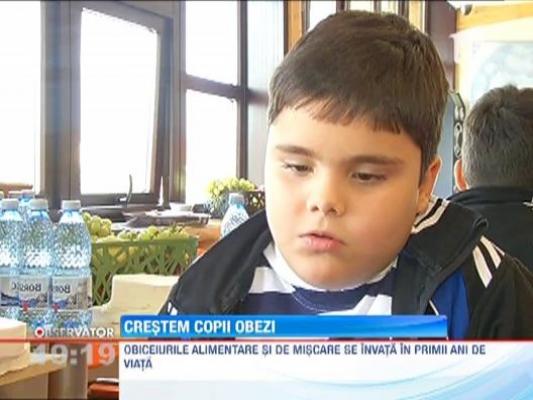 In Romania, un copil din doi are probleme cu greutatea corporala