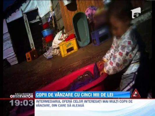 Campanie Observator: Copii din Romania sunt vanduti cu cinci mii de lei
