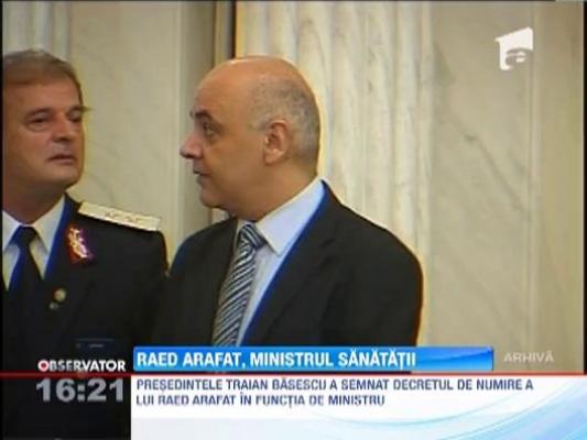 Doctorul Raed Arafat, noul ministru al Sanatatii