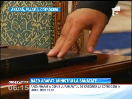 UPDATE / Doctorul Raed Arafat, noul ministru al Sanatatii