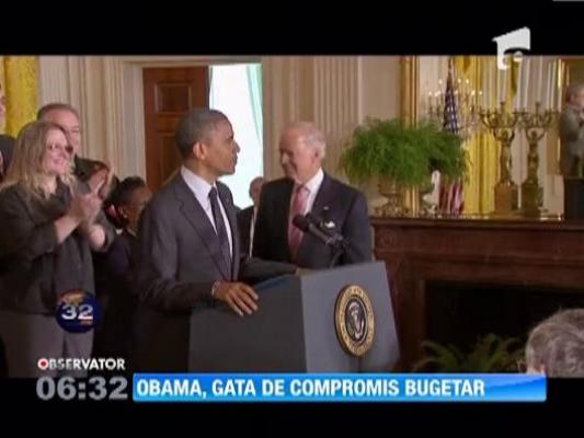 Barack Obama, gata cu compromis bugetar