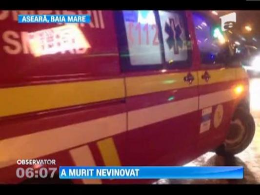 A fost aruncat de pe trotuar in vitrina unui magazin, de o masina scapata de sub control