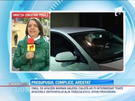Complicele deputatului Alin Trasculescu, Marian Valeriu Calota, a fost arestat preventiv