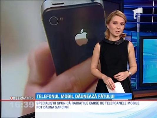 Telefonul mobil dauneaza grav sarcinii