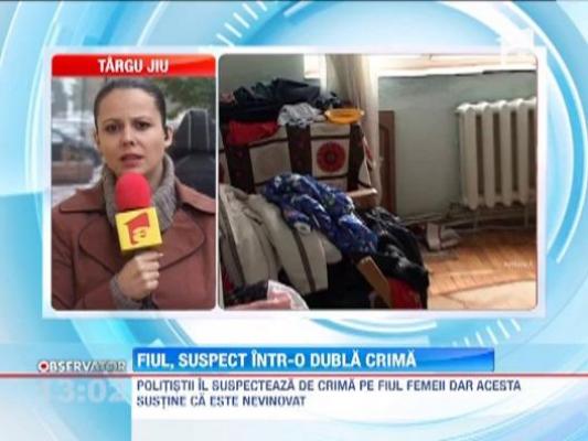 Dubla crima la Targu Jiu: suspectul principal este un tanar de 25 de ani
