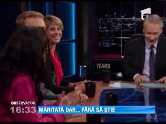 O celebra actrita de la Hollywood a aflat cu stupoare ca e maritata de peste 20 de ani