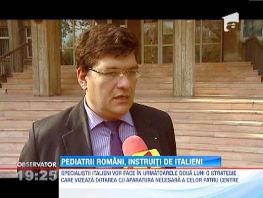 Pediatrii romani, instruiti de italieni