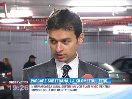 S-a deschis parcarea subterana de la Universitate
