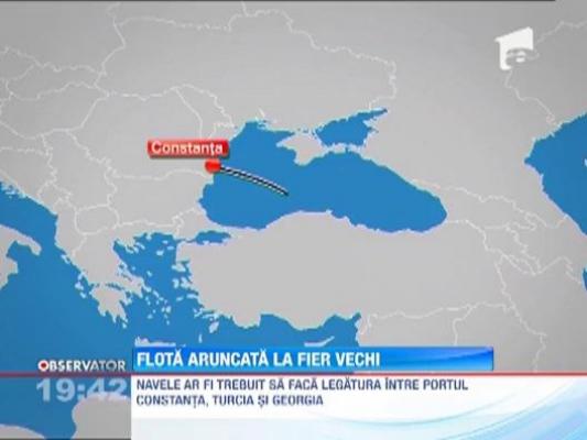 UPDATE / Cele mai mari nave din flota comerciala a statului risca sa ajunga la fier vechi