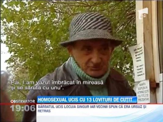 Homosexual ucis cu 13 lovituri de cutit