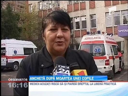 UPDATE / Mama copilului care a murit din vina medicilor vrea ca vinovatul sa fie pedepsit