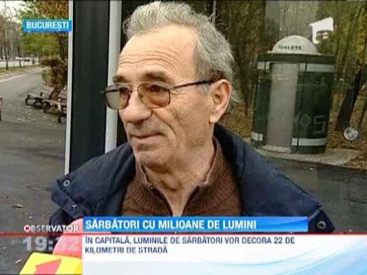 Sarbatori de iarna cu milioane de beculete
