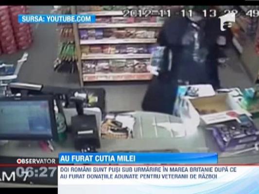 Doi romani au furat cutia milei, in Londra