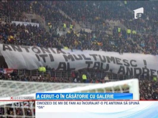 Cerere inedita in casatorie la meciul Steaua - VfB Stuttgart