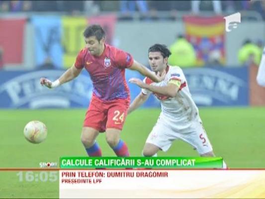 Calculele calificarii s-au complicat pentru Steaua