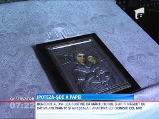Papa Benedict al XVI-lea demonteaza mai toate miturile despre nasterea lui Iisus Hristos.