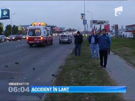 UPDATE! Accident in lant pe DN1. Un mort si doi raniti