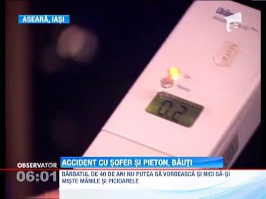 Iasi: Un sofer baut a accidentat un barbat pe trecerea de pietoni
