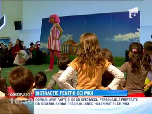 Distractie pentru cei mici intr-un centru comercial din Capitala