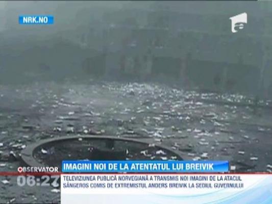 Imagini noi din timpul atacului lui Anders Breivik