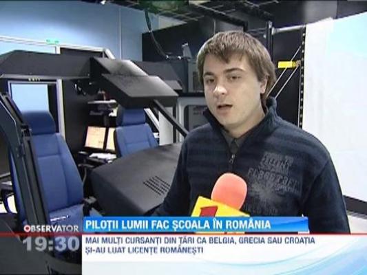 Pilotii lumii fac scoala in Romania