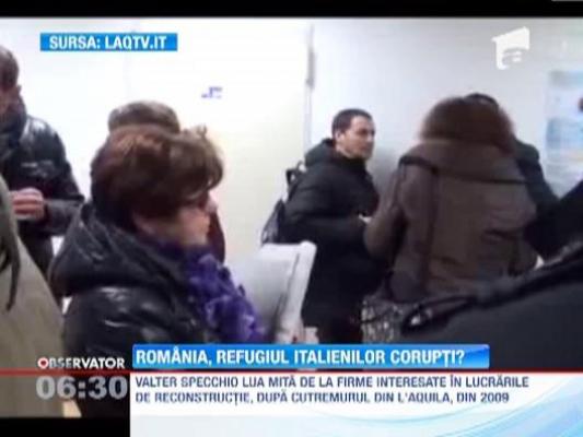 Un inalt functionar italian acuzat de coruptie a fost arestat, dupa ce vroia sa fuga in Romania