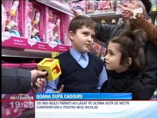 Goana dupa cadouri de Sfantul Nicolae