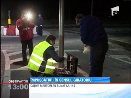 Focuri de arma intr-un sens giratoriu dintre Constanta si Mamaia! Doi soferi au inceput sa se certe in trafic iar unul a scos pistolul