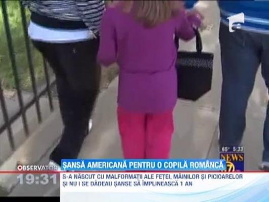 Sansa americana pentru o copila romanca