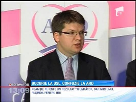 Votul romanilor a adus bucurie in tabara USL si deznadejde si confuzie in cea a ARD