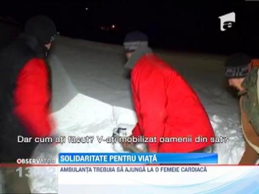 Solidaritate pentru o femeie de 61 de ani care avea nevoie urgenta de medic
