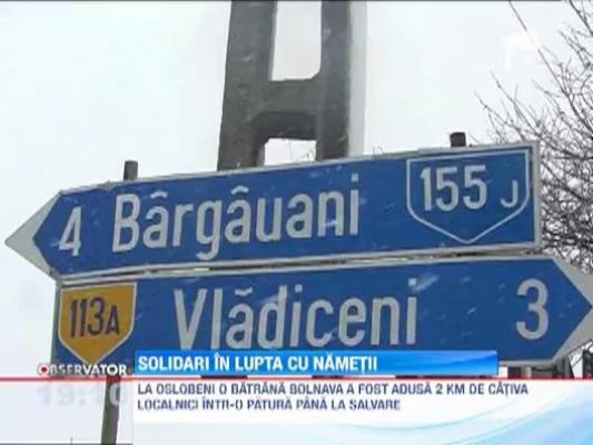 Zeci de drumuri inchise si in judetele vecine cu Botosani si Vaslui