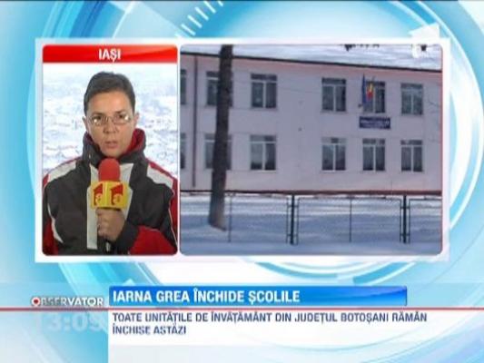 538 de scoli din judetul Botosani au fost inchise