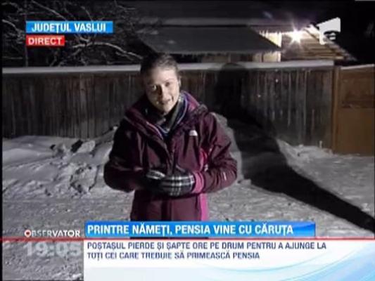 Printre nameti, pensia vine cu caruta