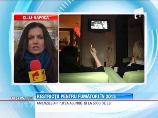 Restrictii pentru fumatori in 2013