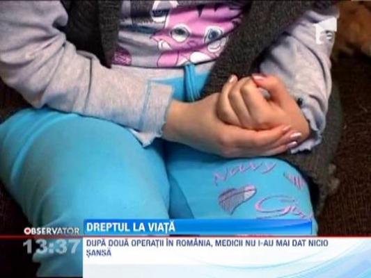 Dreptul la viata! Salvarea Alexandrei a venit la o clinica din Turcia, unde a fost operata de doua ori