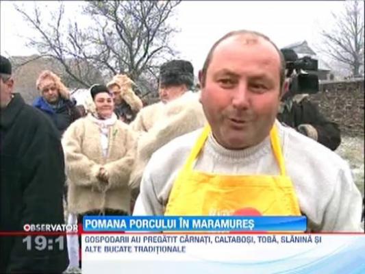 Pomana porcului in Maramures