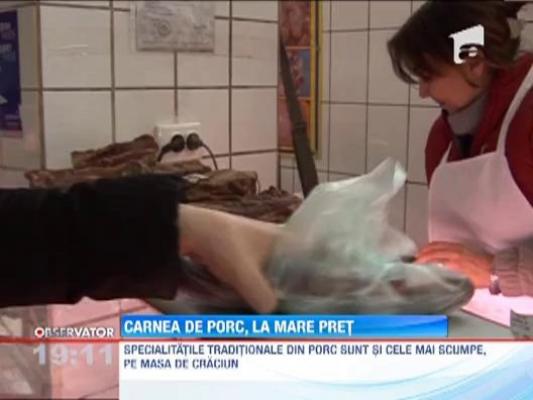 Carnea de porc, la mare pret