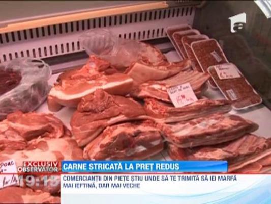 Carne stricata la pret redus