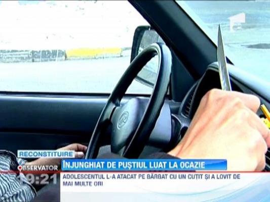 UPDATE / Injunghiat de un autostopist