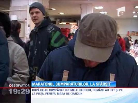 Maratonul cumparaturilor, la sfarsit