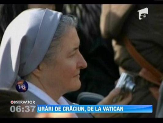 Urari de Craciun, de la Vatican