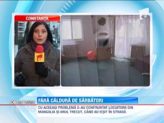 Sute de familii stau in frig de Sarbatori